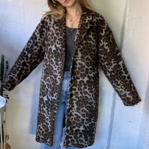Vigoss Leopard Trench Coat